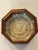 Exquisite Antque American folk art White Heart Sea Shells Sailors Valentines in octagonal frame.