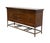 HICKORY WHITE Burled Walnut Italian Modern 70" Sideboard Buffet w. Metal Base 41024-41 38" High 70" Wide 19" Deep We...