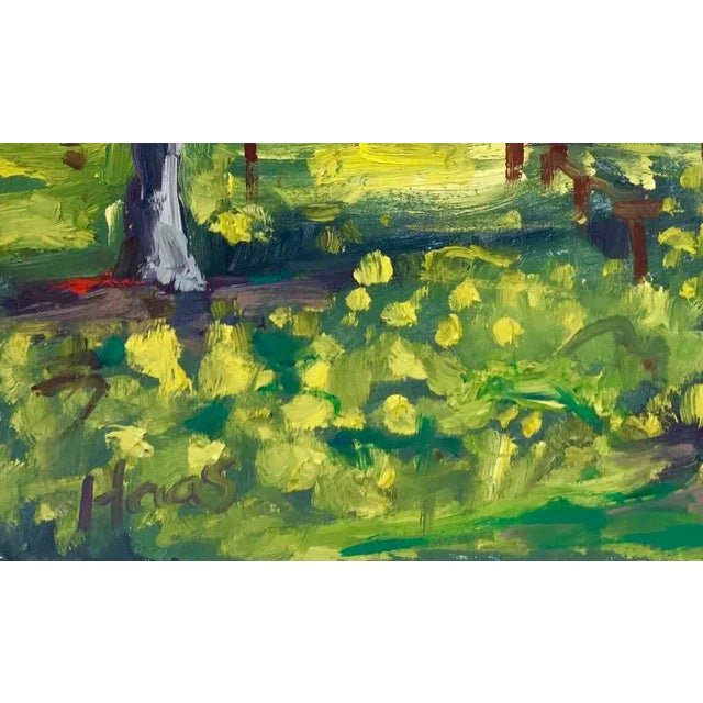 Contemporary Quiet Places & Journeys — Suisun Valley Mustard Grass (Original Oil Landscape) For Sale - Image 3 of 7