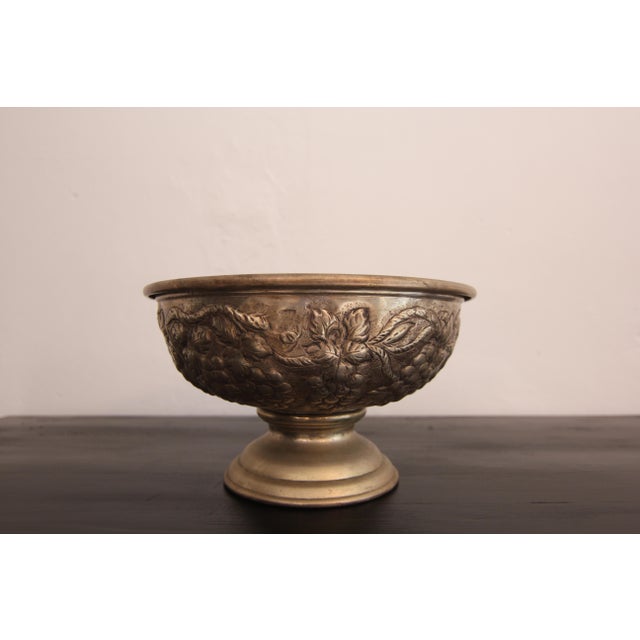 Early 20th Century Silver-Plated Brass Fruit Bowl, 1920s For Sale - Image 18 of 18