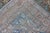 Antique All-Over Pattern Persian Geometric Tabriz Rug in Blue and Taupe For Sale - Image 9 of 13