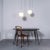 Mouth-Blown Ribbed Opaline Pendant Lamp, 1940s For Sale - Image 9 of 12