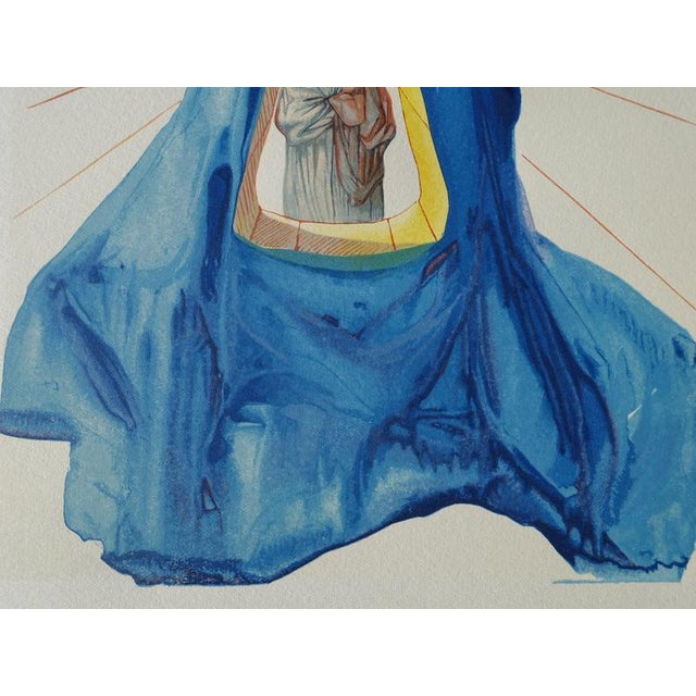 Salvador Dali, Dante Purified, Woodcut For Sale - Image 7 of 8