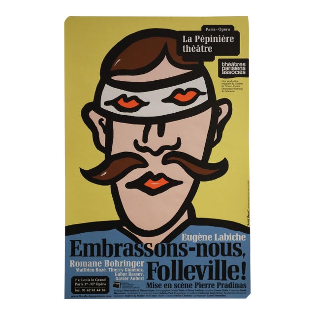 2012 French Theater Poster- Bouvet - Embrasson-Nous, Folleville! For Sale