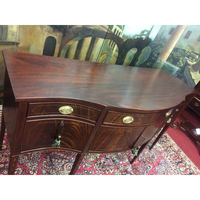 Wood Antique Sideboard, Federal Buffet For Sale - Image 7 of 18