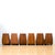 Brown Set of Six 1960s Post Modern Dining Chairs For Sale - Image 8 of 15