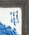 Wood Chinese Blue and White Porcelain Plaques, 3 For Sale - Image 7 of 11