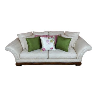 Chinoiserie Chow Leg Ming Style Sofa by Schnadig International Furniture For Sale