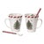 Spode Christmas Tree Peppermint Mugs with Spoons, Set of 2 For Sale