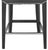 Modern Studded Counter Stool, Black Crocodile & Black For Sale - Image 3 of 6
