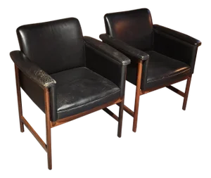 Mid 20th Century Pair of Rosewood Arm Chairs by Torbjorn Afdal