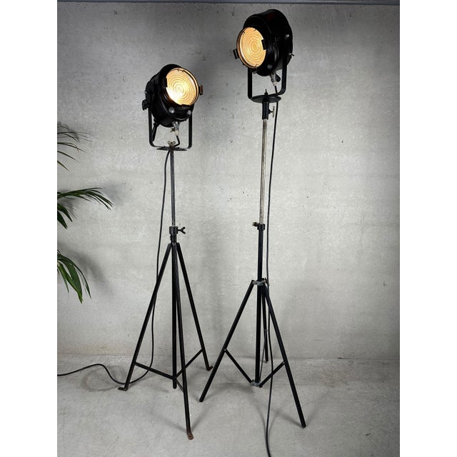Vintage Theater Spot Lights from Cremer Paris, 1950s, Set of 2 For Sale - Image 17 of 17