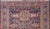 Early 20th Century Antique Caucasian Sumac Rug in Varying Colors of Orange and Blue For Sale - Image 10 of 12