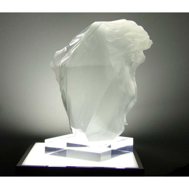"Breath of Life" by Frederick Hart Original Limited Edition Lucite Sculpture Hand Signed by the Artist Size: 17.5 High...
