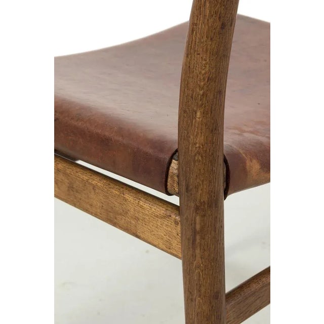 Oak Dining Chairs by Hans J. Wegner, Set of 6 For Sale - Image 6 of 12