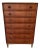 Mid Century Modern 1960’s Danish Teak Kai Kristiansen 7 Drawer Chest of Drawers For Sale