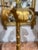 Mid-Century Modern Palm Frond Lamp Gilt-Metal Attributed to Maison Jansen For Sale - Image 3 of 13