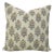 Fabdivine Linen Blend Decorative Throw Floral Pillow Cover, Samrat- 12x20 Inch For Sale