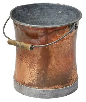 Late 19th Century Arts and Crafts Copper Bucket, 1890s