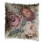 Authentic 19th Century French Needlepoint Pillow, With Down Interior and Velvet Backing. For Sale