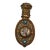 Circa 1900 European Gilt Brass Filigree & Enamel Scent Bottle For Sale