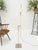 Solid Brass Chrome Rectangle Base Adjustable Mid Century Modern Floor Lamp For Sale - Image 9 of 11