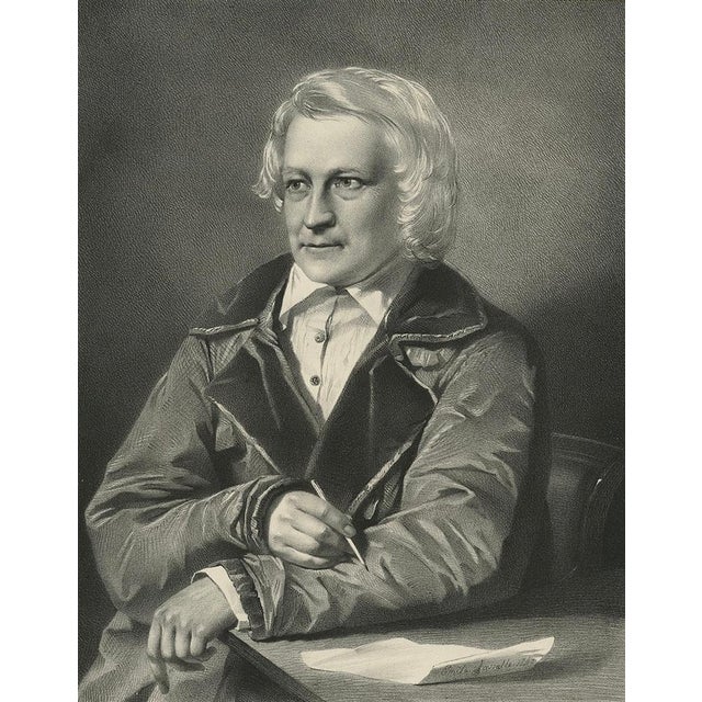 After Jensen, Portrait of Bertel Thorvaldsen, Danish Neoclassical Sculptor, 1842, Print For Sale - Image 4 of 10