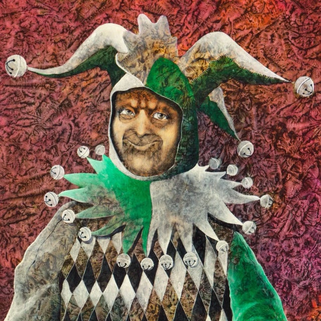 Figurative 'Seated Jester' by Dan Wuthrich For Sale - Image 3 of 8