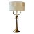 Mid-Century Modern Decorative Candelabra Brass Table Lamp For Sale