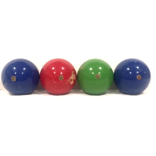 Vintage Italian Bocce Balls Set of 4 Chairish
