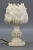 1950s Mid-Century Italian White Flower Alabaster Table Lamp, 1950s For Sale - Image 5 of 18