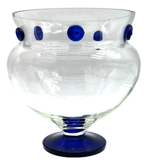Kantharos Centerpiece with Blue Studs by Borek Sipek for Ajeto, 1990s
