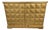 Baker Furniture Barbara Barry Diamond Gold Leaf Cabinet Credenza For Sale