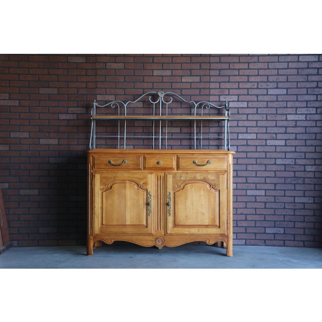 French Country Ethan Allen Legacy Sideboard Baker's Rack Chairish