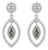 Natural Diamond 1.52cts Earring in 14k Gold For Sale