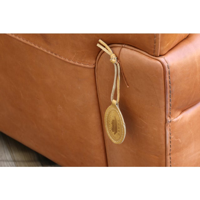 Vintage Gamma Arredamenti Italian Leather Sectional Sofa | Modular Corner Sofa | Cognac Tan Leather | Made in Italy For Sale - Image 17 of 18