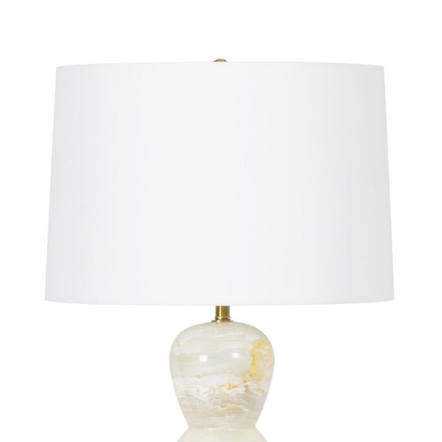 Contemporary Indie Jade Table Lamp For Sale - Image 3 of 6