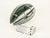Glass Green Crystal and Chrome Wall Sconces by Veca, Italy, 1970s, Set of 2 For Sale - Image 7 of 16