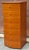 Tan Late 20th Century Scandinavian Modern Style Italian Cherry Osiery Lingerie Chest of Drawers For Sale - Image 8 of 12
