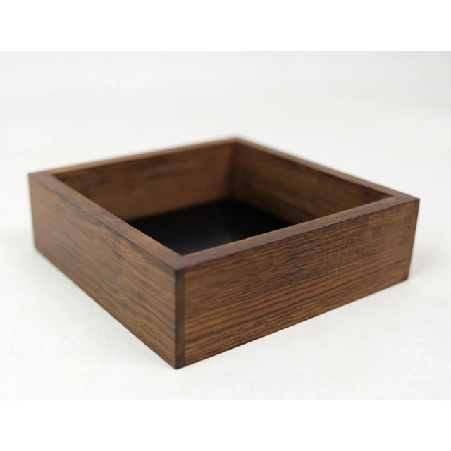 Box in Rosewood & Ceramic, 1960s For Sale - Image 4 of 7