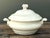 Bring a sense of rustic elegance to your table with this vintage glazed ceramic tureen. Featuring a classic oval...