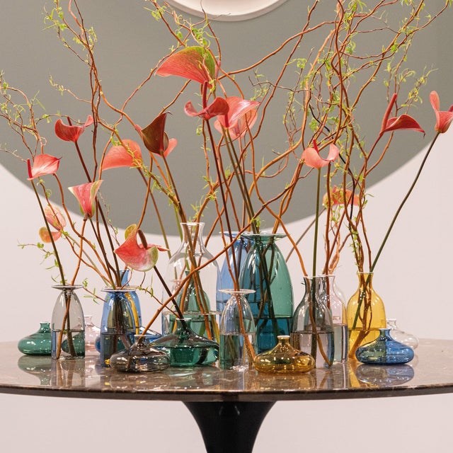 Un Fiore Vase 22 - Light Blue For Sale - Image 4 of 6