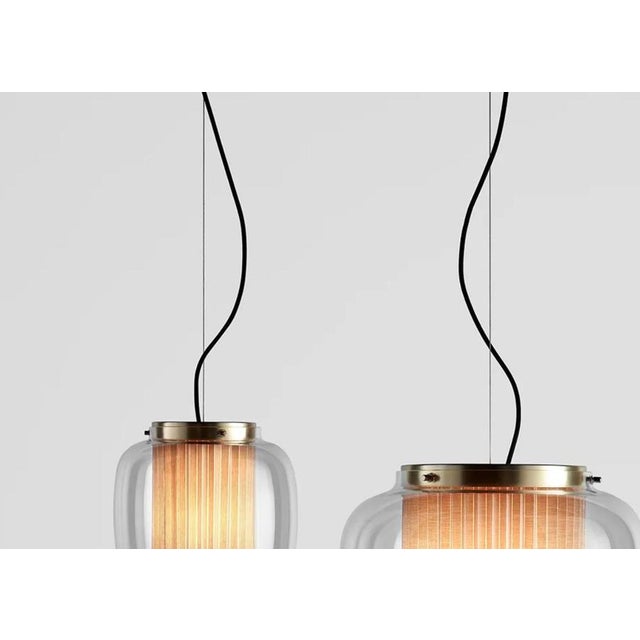 Not Yet Made - Made To Order Manila T Pe Suspension Lamps by Sebastian Herkner for Parachilna, Set of 2 For Sale - Image 5 of 18