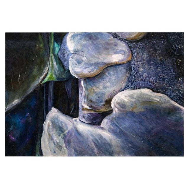 Contemporary Abstract Figurative, Oil on Canvas For Sale - Image 6 of 6