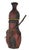 African Early 20th Century Samburu Beaded Gourd Container with Leather Straps Kenya For Sale - Image 3 of 5