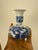 1900 - 1909 Antique Miniature Blue and White Vase For Sale - Image 5 of 10