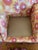 Custom English Rolled-Arm Club Chair in Barrow "Capstan Azalea" Floral Fabric For Sale - Image 9 of 10