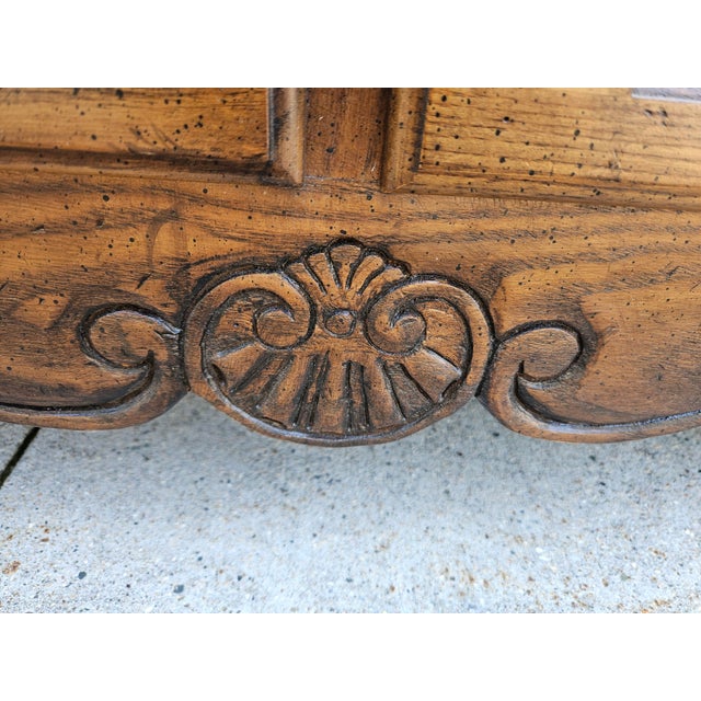 Baker Furniture French Burlwood Top Seven Drawer Dresser For Sale - Image 10 of 11