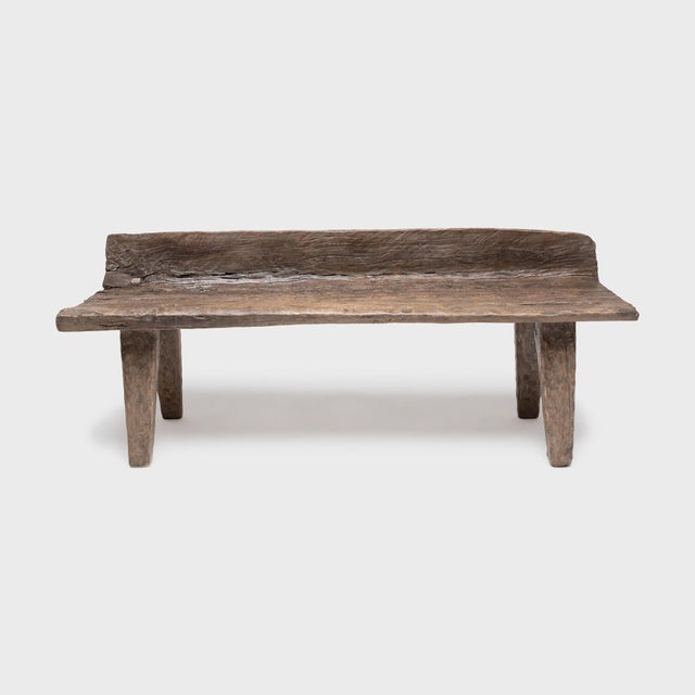 With freeform shape and texture, this primitive bench from Shandong province embodies the spirit of wabi-sabi, the...