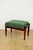 Edmund Homa stool with a green boucle seat. Stool designed by Edmund Homa, manufactured in the 1970s. Fully restored and...